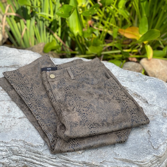 FATE High Rise Snake Print Pants Style FC-518 Size Small - Picture 5 of 15